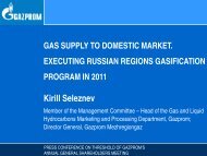 Presentation - Gazprom