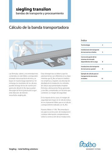 PDF | ES | 448 KB - Forbo Siegling