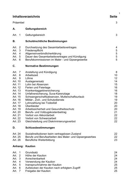 L-GAV 2012-2015 - SMGV Schweizerischer Maler