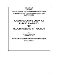 a comparative look at public liability for flood hazard mitigation