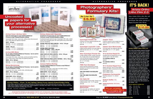 Download Catalog - Freestyle Photographic Supplies