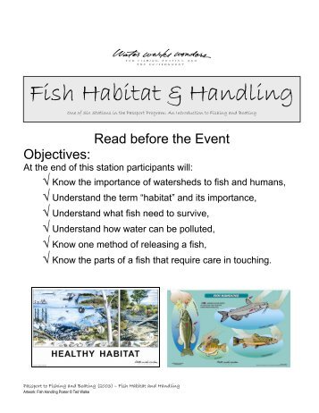 Fish Habitat & Handling