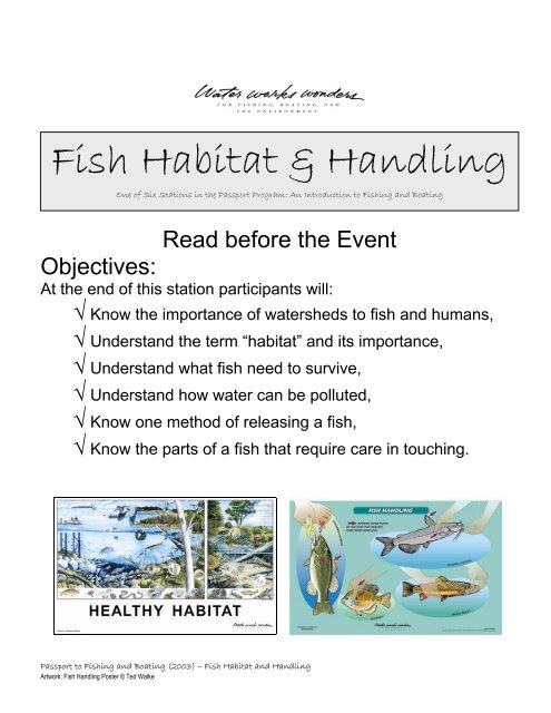 Fish Habitat & Handling