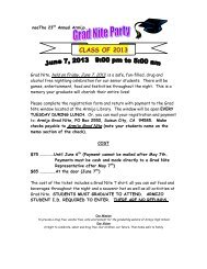 GRAD NITE Tickets and Information