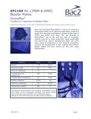EP1109 for LTPEM & DMFC Bipolar Plates - Fuel Cell Markets
