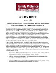 POLICY BRIEF - Futures Without Violence