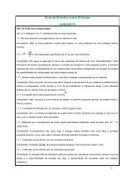 Guia de Estudos sobre Entropia GABARITO - Departamento de ...