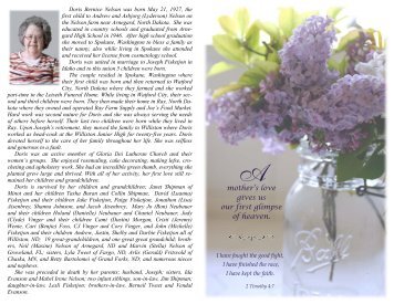 View Memorial Folder - Fulkerson Funeral Home