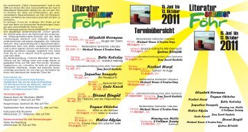 Literatur Literatur - Föhr