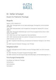 Dr. Stefan Schweyer - Staatsunabhängige Theologische ...