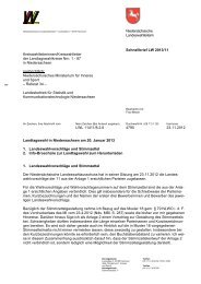 Niedersächsische Landeswahlleiterin Schnellbrief LW 2013/11 ...