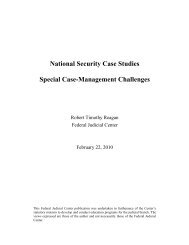 National Security Case Studies: Special Case-Management ...