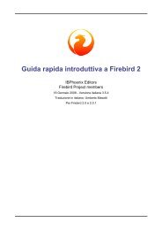 Guida rapida introduttiva a Firebird 2