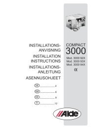 Installationsanweisung Alde Compact 3000 - Flair-Arto-Clou Forum