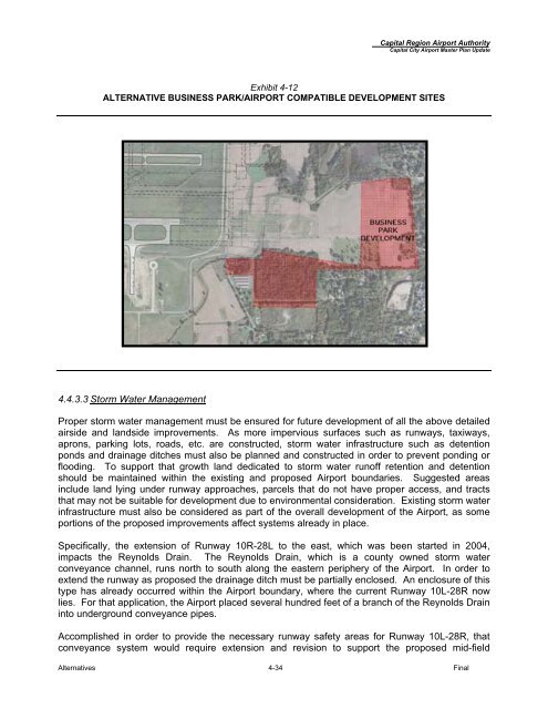 Master Plan Update (pdf) - Lansing/Capital City Airport