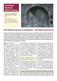 Teil 5: Die Kalibrierung des Fotopapiers - Fotoespresso