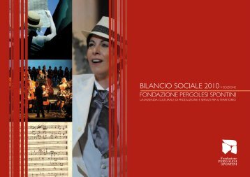 Bilancio Sociale - Fondazione Pergolesi Spontini
