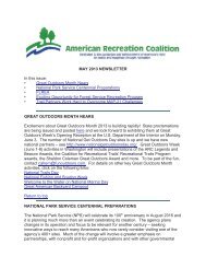 May newsletter Final.pdf - American Recreation Coalition