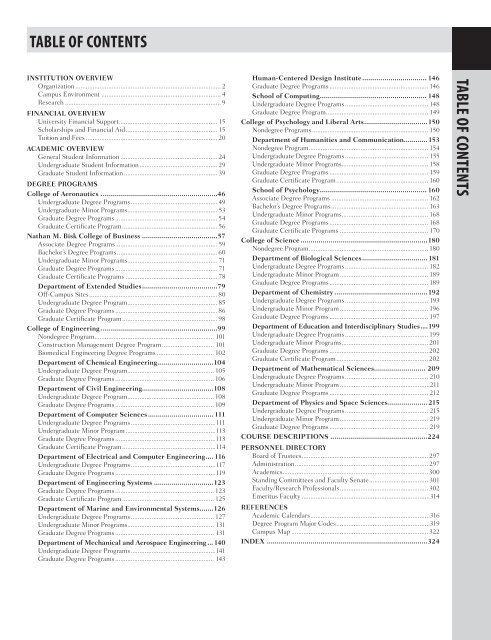 2013–2014 UNIVERSITY CATALOG - Florida Institute of Technology