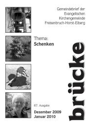 Februar März 2007 - Evangelische Kirchengemeinde Freisenbruch ...