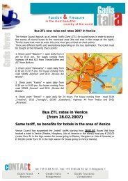 Bus ZTL rates in Venice - Gadis Tourist Service Italia