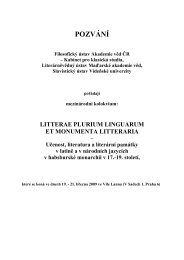 1) Beispiele und Probleme der Mehrsprachigkeit von 16 - Filozofický ...