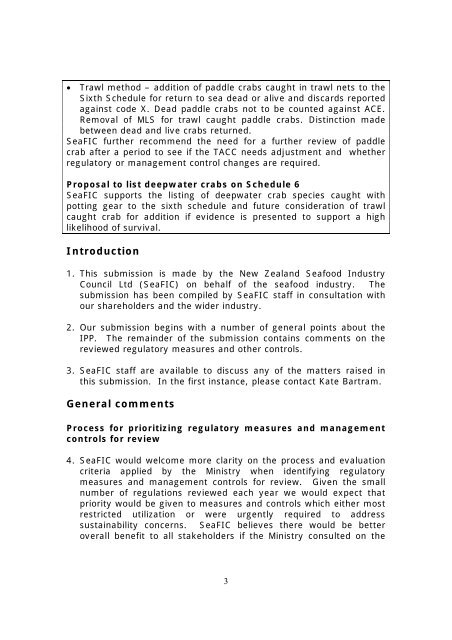 The Northern Fisheries Management Stakeholder Company Limited ...