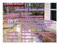 Drainage Guidelines - Foundation Performance Association