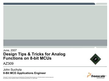 Analog Comparator - Freescale