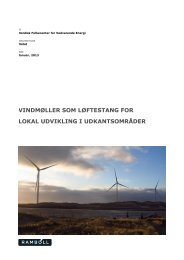 Vindmøller som løftestang for udvikling i udkantsområderne