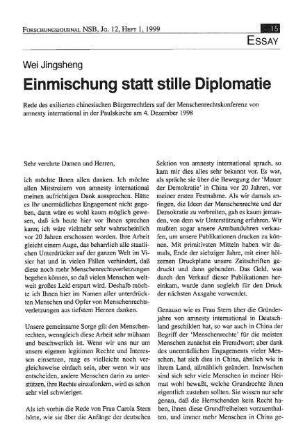 Menschenrechte und Wirtschaft - Forschungsjournal Soziale ...