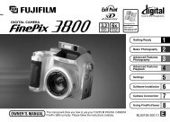 FinePix F450 Manual - Fujifilm USA
