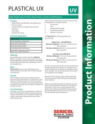 Plastical UX Product Information - FUJIFILM Sericol Global