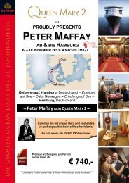 PETER MAFFAY - TUI ReiseCenter