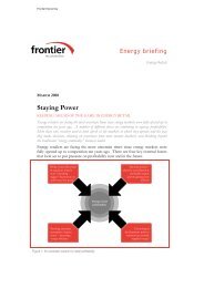 Energy briefing - Staying Power.pdf - Frontier Economics
