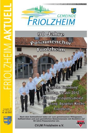 Gemeindeblatt - Friolzheim