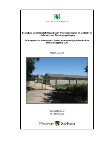 Bewertung von Stickstoffdeposition [Download,*.pdf, 10,55 MB]