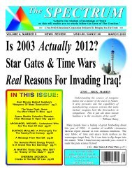 Is 2003 Actually 2012? Star Gates & Time Wars - Four Winds 10
