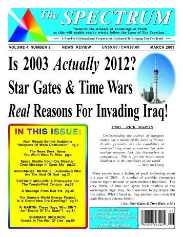 Is 2003 Actually 2012? Star Gates & Time Wars - Four Winds 10