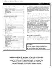 Registration Guidelines Booklet - Frostburg State University