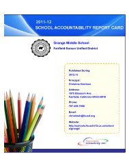 Grange Middle School is located in the central - Fairfield-Suisun ...
