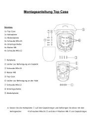 Montageanleitung Top-Case Piacenza - Flex Tech