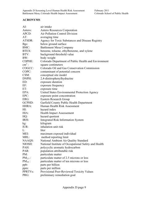 Appendix