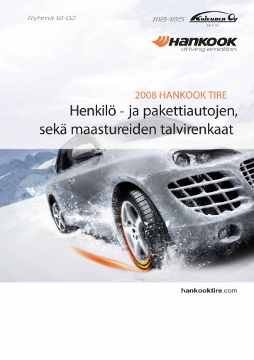 Henkilö - ja pakettiautojen, sekä maastureiden talvirenkaat - Fixus