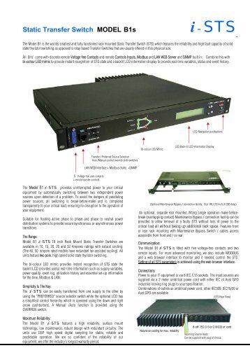 i-STS Model B1 Brochure - Fusion Power System