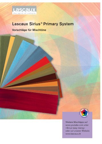 Lascaux Sirius® Primary System - Lascaux Colours & Restauro
