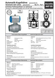 Datenblatt Automatik-Kugelhahn_AKP 89 - G. Bee GmbH