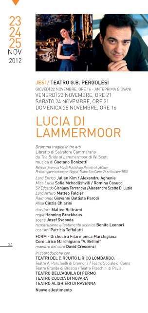 LIRICA - Fondazione Pergolesi Spontini