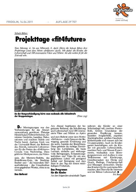 fit-4-future medienspiegel 2011