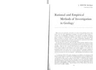 Rational and Empirical Methods of Investigation in Geology!